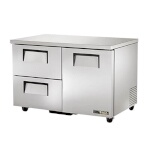 True TUC-48D-2-HC - Undercounter Refrigerator, (1) solid door, (2) shelves, (2) drawers